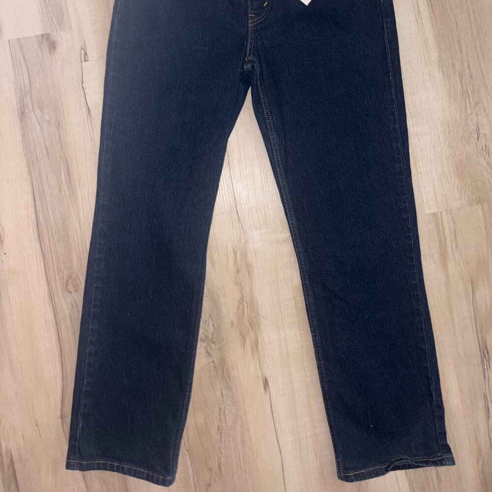 Vintage Levi Strauss Dark Wash 516 Zipper Fly Jeans 32" x 30" - Picture 9 of 9